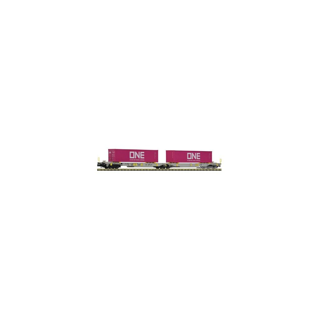 Fleischmann 825027 - Vagón canguro doble articulado T2000, AAE