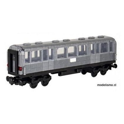 BlueBrixx-Special 101002 Coche de pasajeros Silberling - 407 piezas BlueBrixx-Special 101002 Coche de pasajeros Silberling - 407 piezas