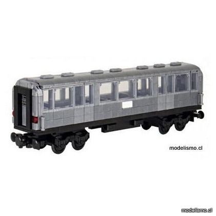BlueBrixx-Special 101002 Coche de pasajeros Silberling - 407 piezas BlueBrixx-Special 101002 Coche de pasajeros Silberling - 407 piezas