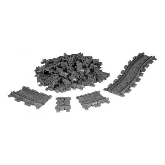 BlueBrixx-Special 101075 Rieles flexibles en un juego - 64 piezas