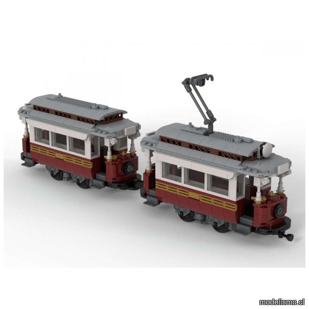 BlueBrixx-Special 102890 Tranvía clásico con remolque - 788 piezas BlueBrixx-Special 102890 Tranvía clásico con remolque - 788 piezas