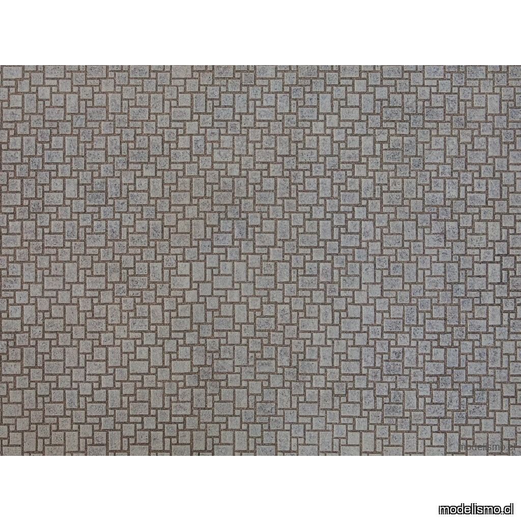 NOCH 56722 Lámina de cartón 3D “pavimento moderno” 25 x 12,5 cm NOCH 56722 Lámina de cartón 3D “pavimento moderno” 25 x 12,5 cm