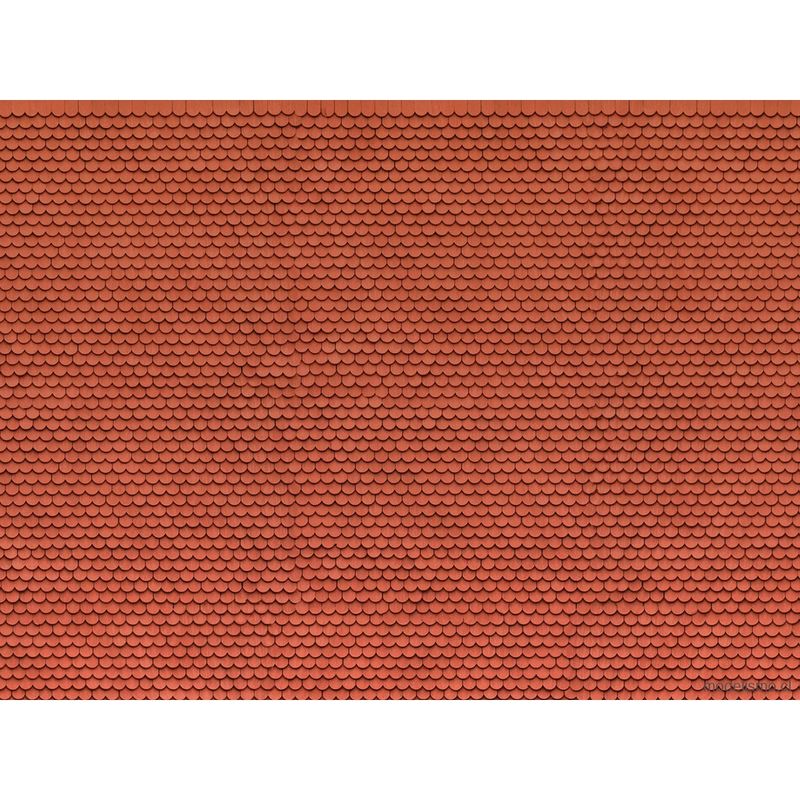 NOCH 56690 Lámina de cartón 3D “techo de cola de castor” rojo 25 x 12,5 cm NOCH 56690 Lámina de cartón 3D “techo de cola de castor” rojo 25 x 12,5 cm