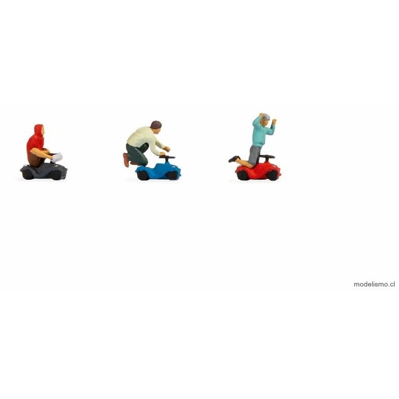 Noch 15808 ​Bobby car race, 3 figuras en bobby car