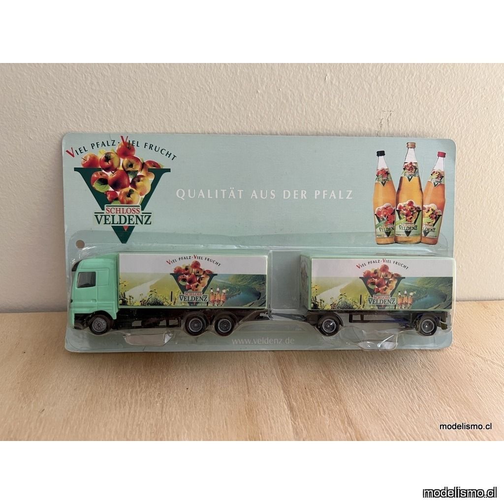 H0 1:87 Camión con remolque Mercedes Benz - Schloss Veldenz H0 1:87 Camión con remolque Mercedes Benz - Schloss Veldenz