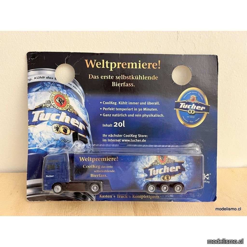 H0 1:87 Camión con remolque MAN - Tucher - Weltpremiere! H0 1:87 Camión con remolque MAN - Tucher - Weltpremiere!
