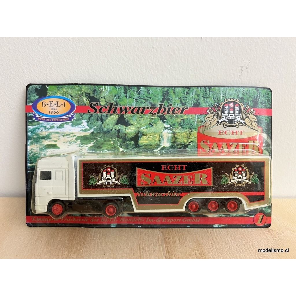 H0 1:87 Camión con remolque DAF - Echt Saazer Schwarzbier