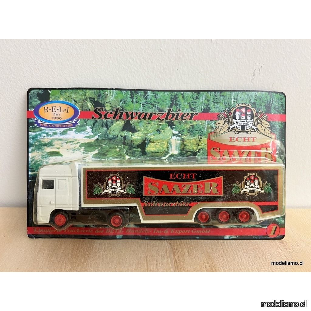 H0 1:87 Camión con remolque DAF - Echt Saazer Schwarzbier H0 1:87 Camión con remolque DAF - Echt Saazer Schwarzbier