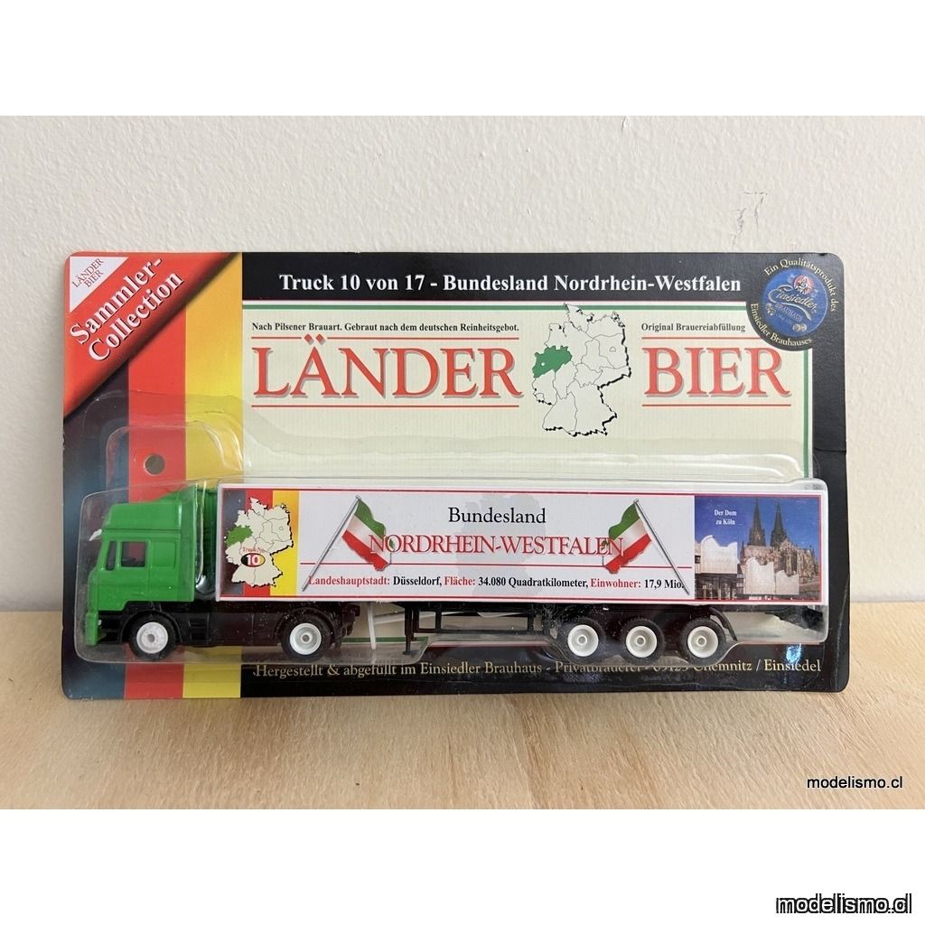 H0 1:87 Camión con remolque MAN - Länder Bier - Bundesland Nordrhein-Westfalen H0 1:87 Camión con remolque MAN - Länder Bier - Bundesland Nordrhein-Westfalen