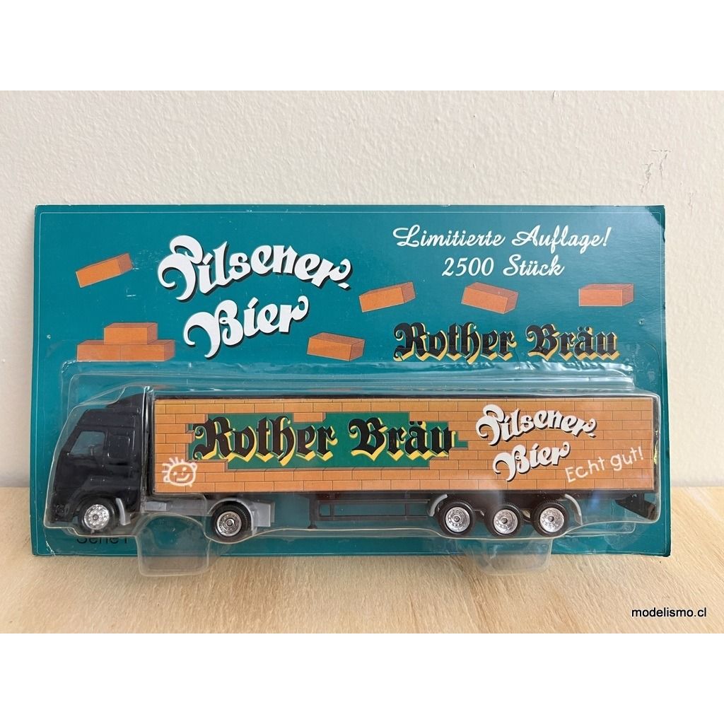H0 1:87 Camión con remolque Volvo - Rother Bräu - Pilsener Bier H0 1:87 Camión con remolque Volvo - Rother Bräu - Pilsener Bier