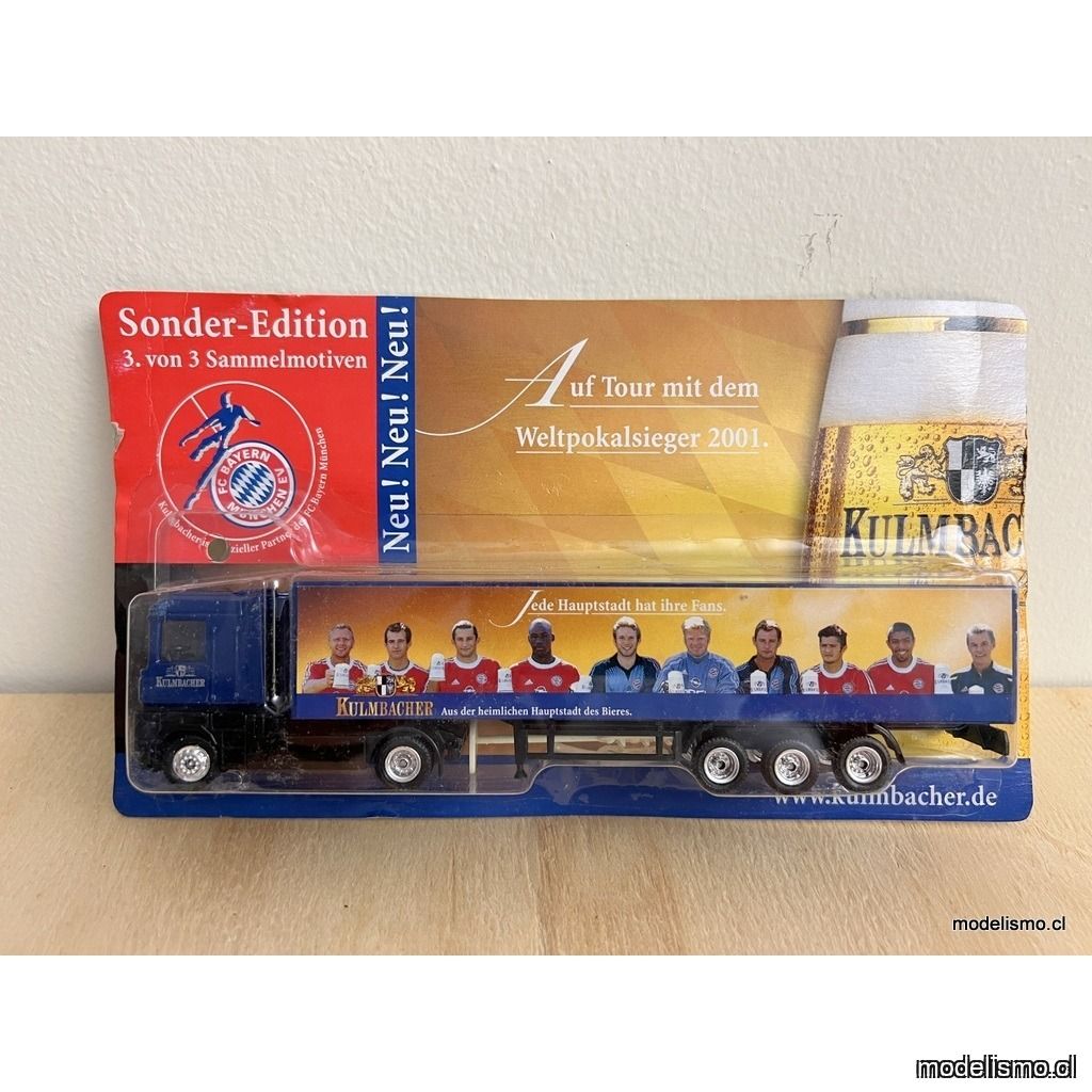 H0 1:87 Camión con remolque Renault - Kulmbacher Sonder-Edition FC Bayern München EV H0 1:87 Camión con remolque Renault - Kulmbacher Sonder-Edition FC Bayern München EV