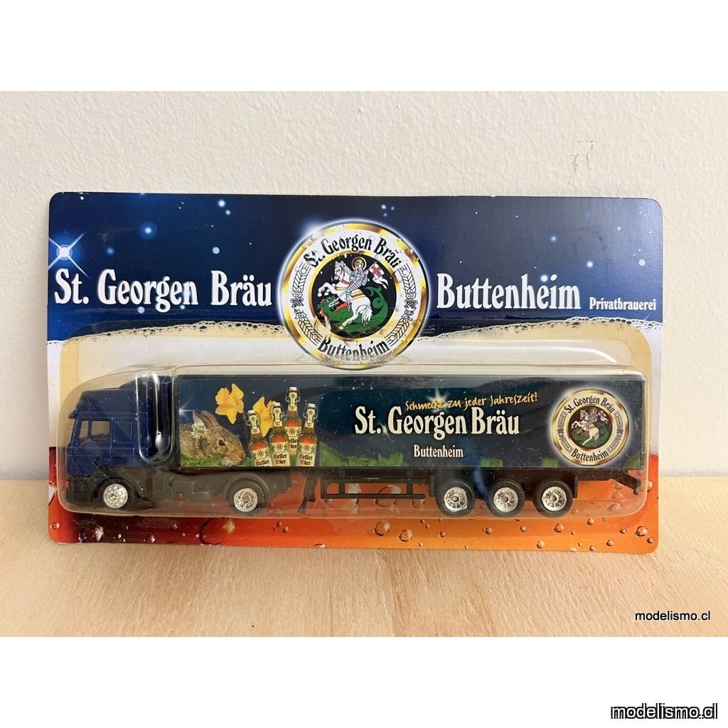 H0 1:87 Camión con remolque MAN - St. Georgen Bräu Buttenheim H0 1:87 Camión con remolque MAN - St. Georgen Bräu Buttenheim