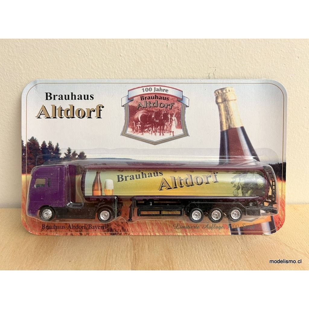 H0 1:87 Camión con remolque cisterna MAN - Brauhaus Altdorf H0 1:87 Camión con remolque cisterna MAN - Brauhaus Altdorf