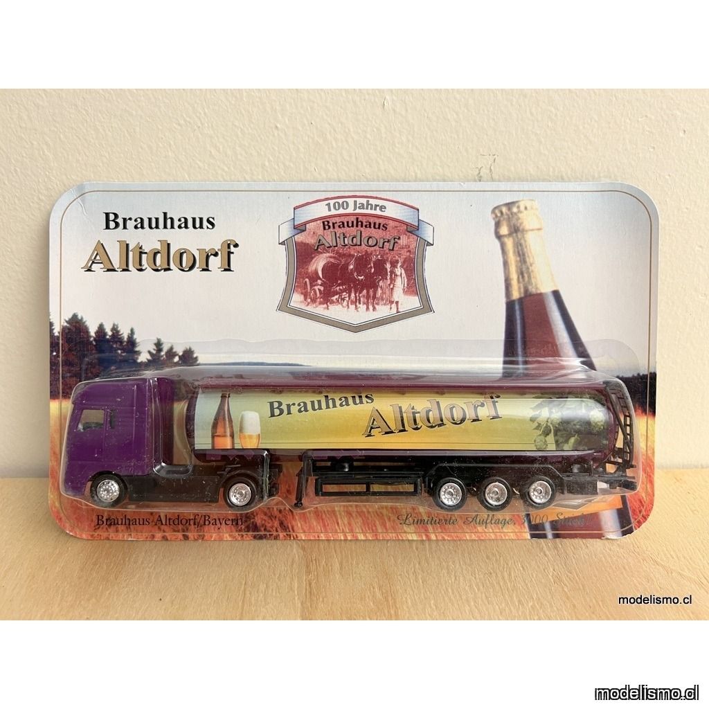 H0 1:87 Camión con remolque cisterna MAN - Brauhaus Altdorf H0 1:87 Camión con remolque cisterna MAN - Brauhaus Altdorf