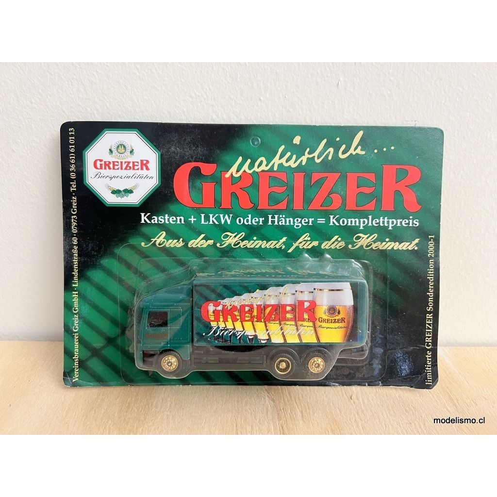 H0 1:87 Camión Mercedes Benz - natürlich Greizer Bierspezialitäten H0 1:87 Camión Mercedes Benz - natürlich Greizer Bierspezialitäten