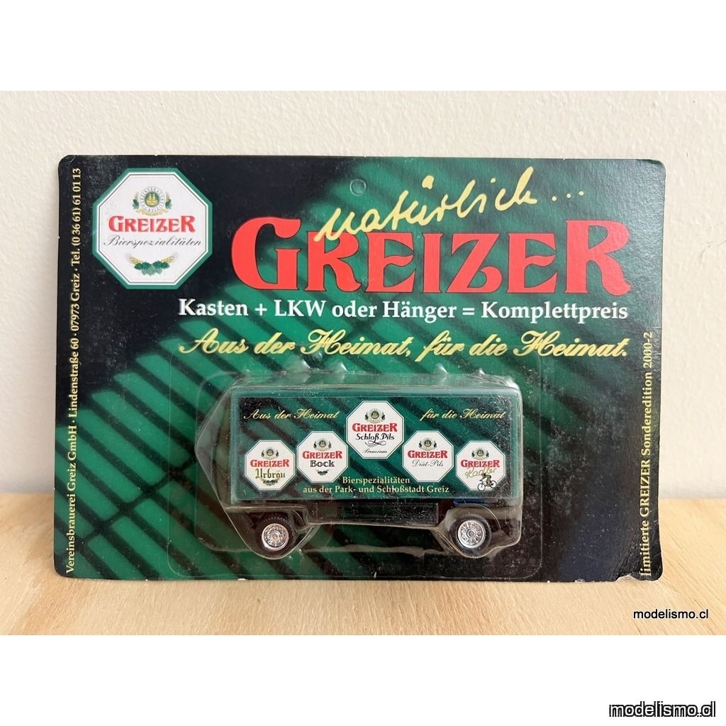 H0 1:87 remolque de dos ejes - Greizer H0 1:87 remolque de dos ejes - Greizer