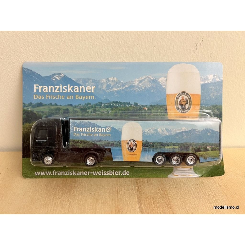 H0 1:87 Camión con remolque Mercedes Benz - Franziskaner