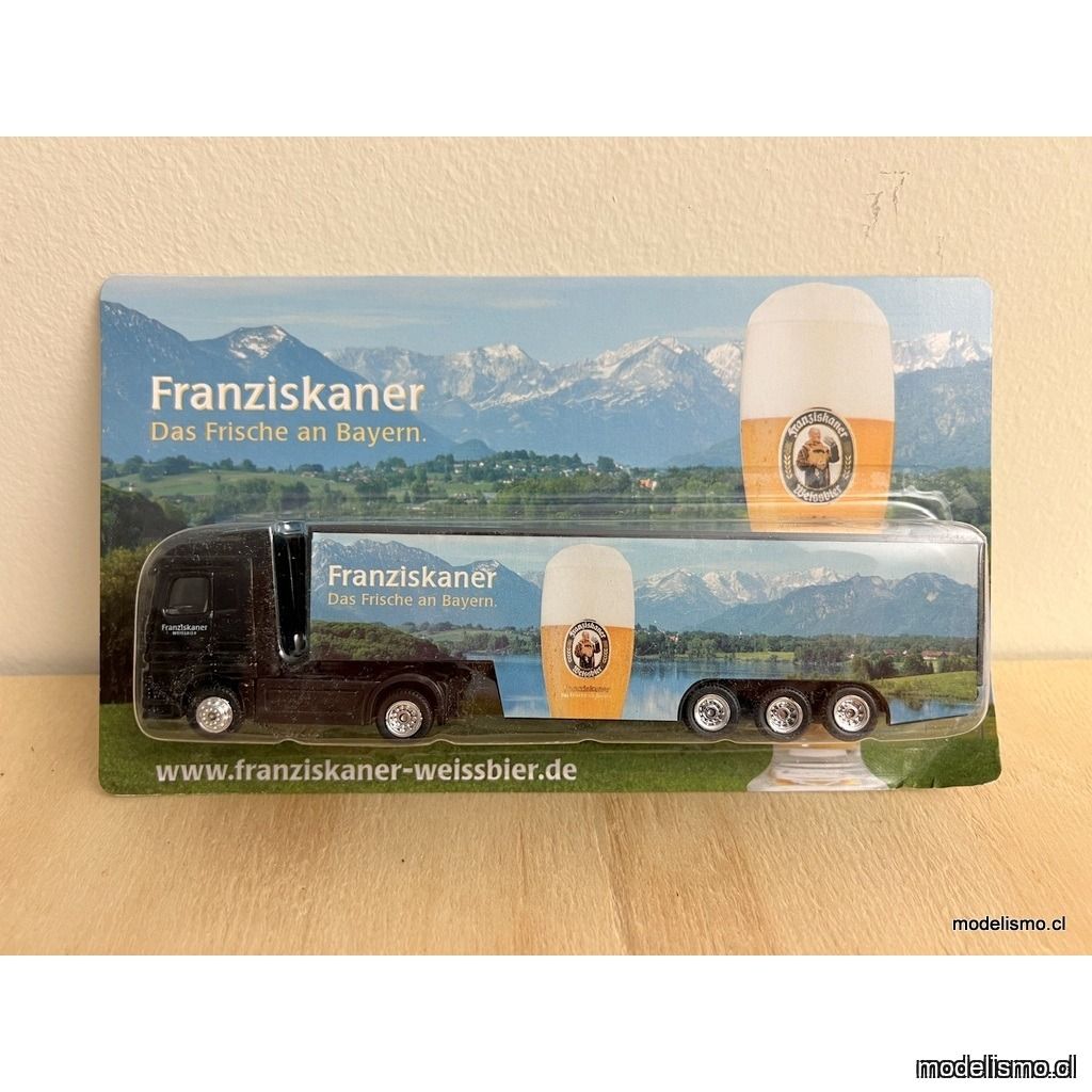 H0 1:87 Camión con remolque Mercedes Benz - Franziskaner H0 1:87 Camión con remolque Mercedes Benz - Franziskaner