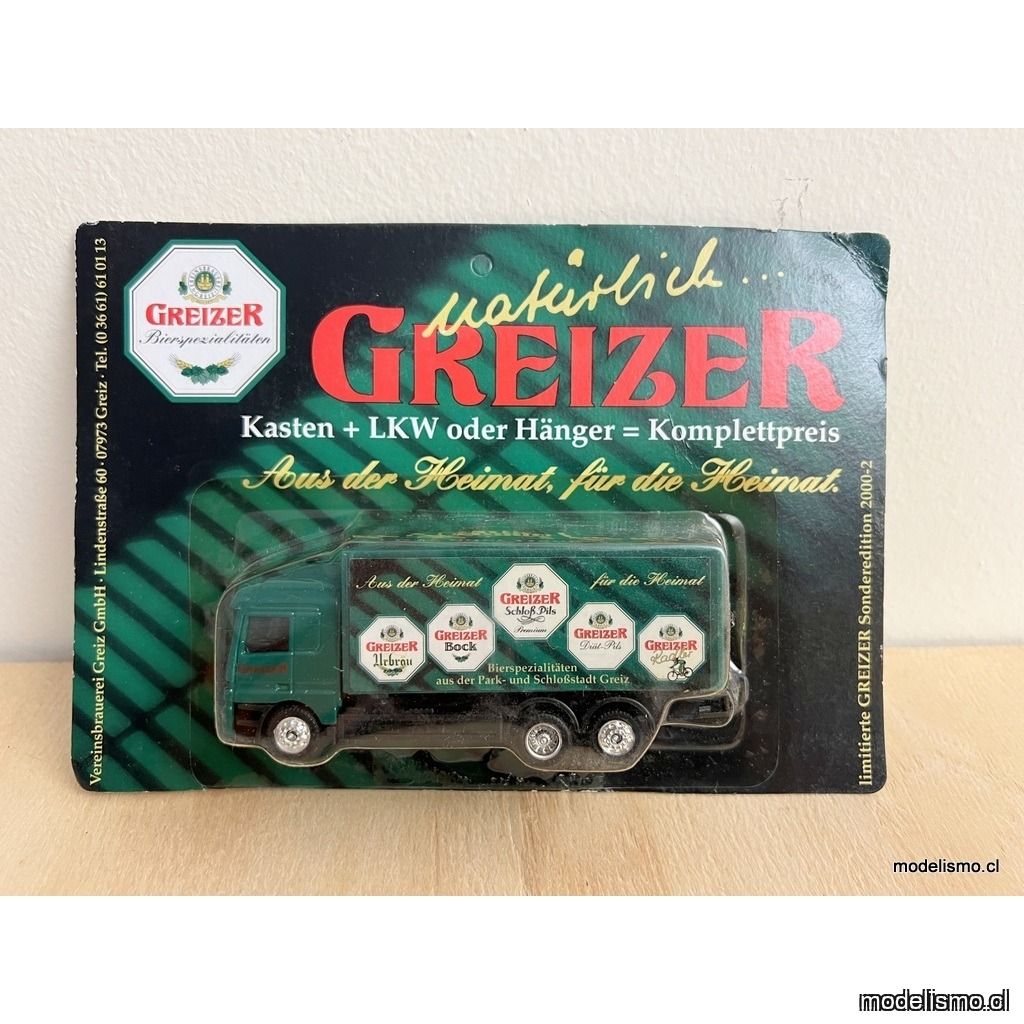 H0 1:87 Camión Mercedes Benz - Greizer H0 1:87 Camión Mercedes Benz - Greizer