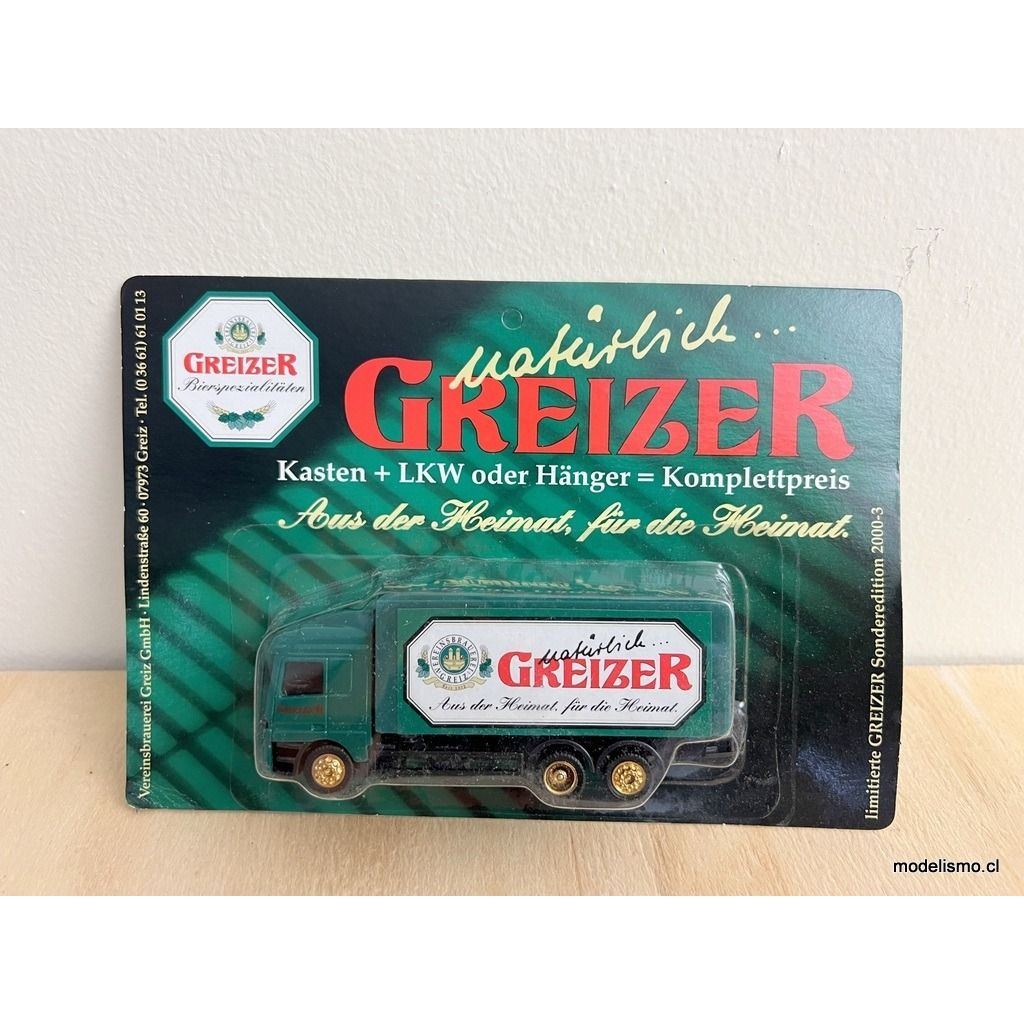 H0 1:87 Camión Mercedes Benz - natürlich Greizer