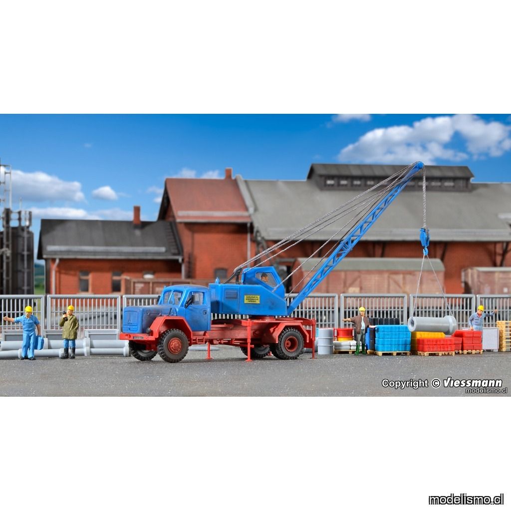 Kibri 11290 H0 MAGIRUS Eckhauber con excavadora Fuchs Kibri 11290 H0 MAGIRUS Eckhauber con excavadora Fuchs