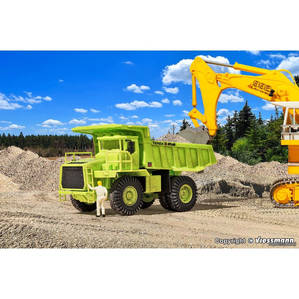 Kibri 14058 ​Camión volquete H0 TEREX