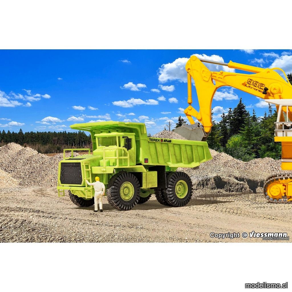 Kibri 14058 ​Camión volquete H0 TEREX