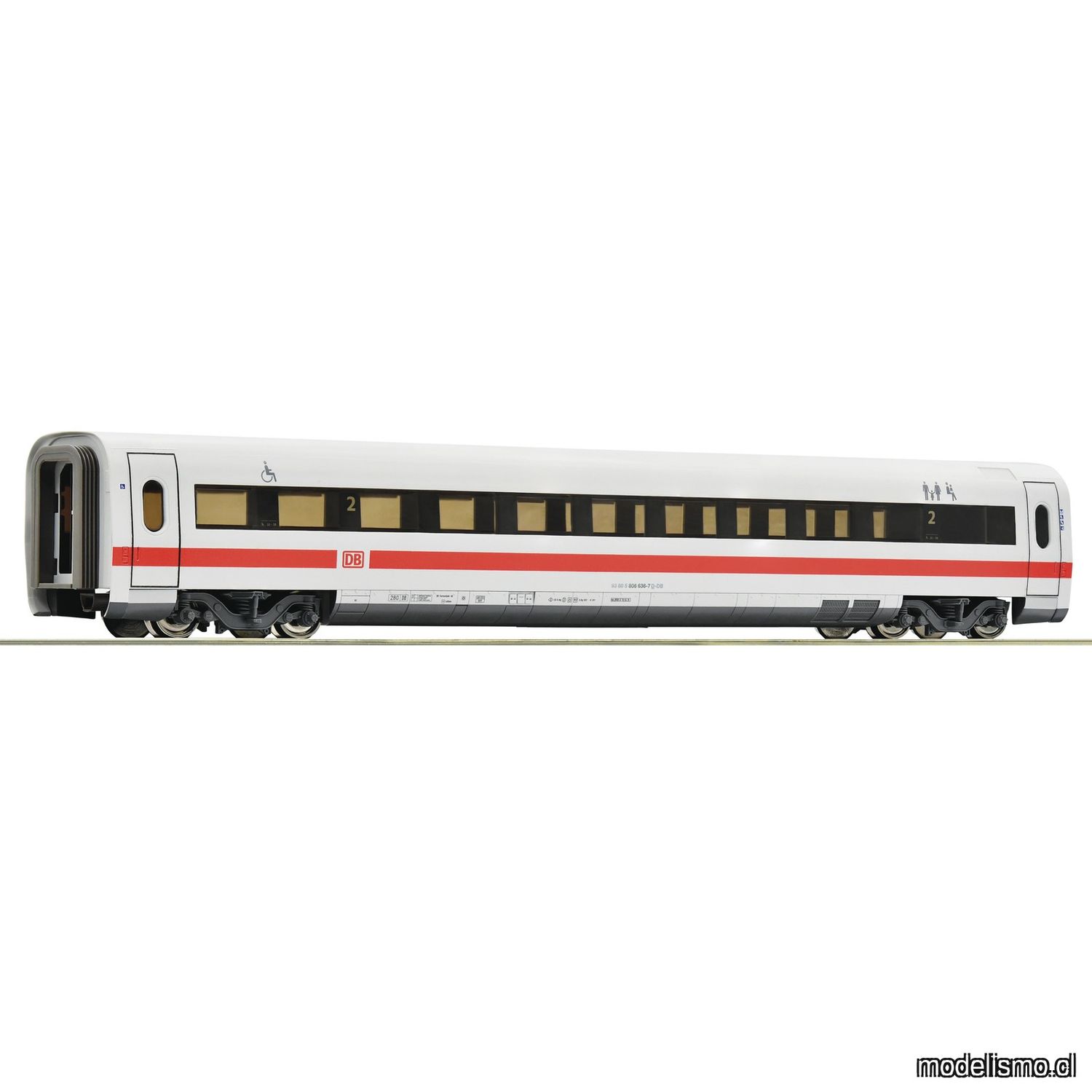 pre orderen Roco 54274 Coche intermedio ICE de 2a clase, DB AG pre orderen Roco 54274 Coche intermedio ICE de 2a clase, DB AG