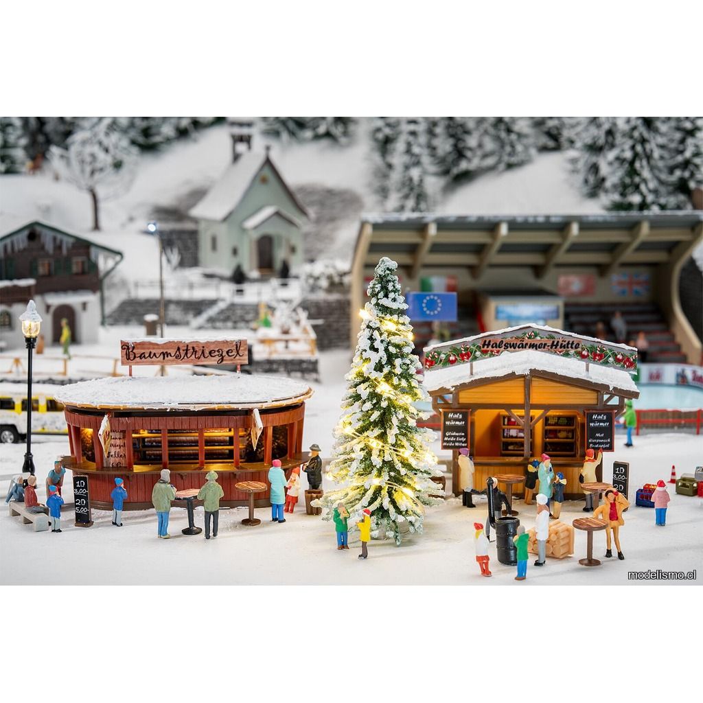Faller 151647 Visitantes del mercado navideño