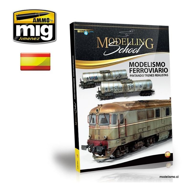 A.MIG-6251 MODELLING SCHOOL - Modelismo Ferroviario: Pintando Trenes Realistas (Castellano) A.MIG-6251 MODELLING SCHOOL - Modelismo Ferroviario: Pintando Trenes Realistas (Castellano)
