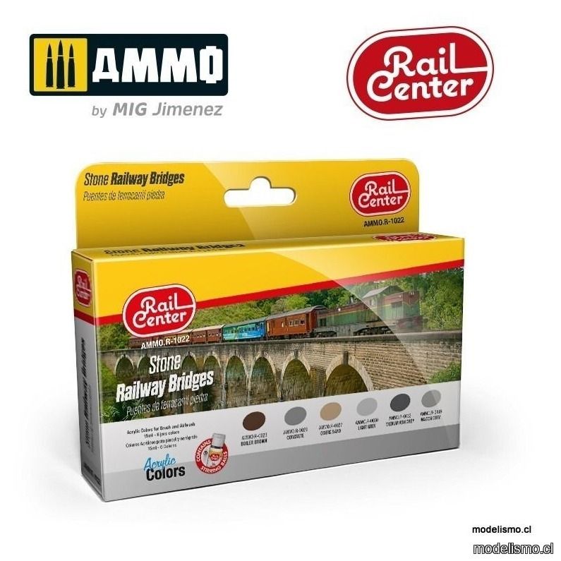 AMMO.R-1022 Rail Center - Puentes de Ferrocarril de Piedra AMMO.R-1022 Rail Center - Puentes de Ferrocarril de Piedra