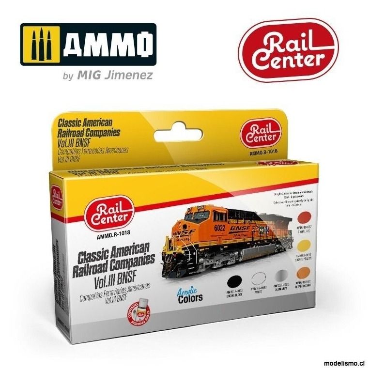 AMMO.R-1018 Rail-Center - Compañías Ferroviarias Americanas. Vol III BNSF