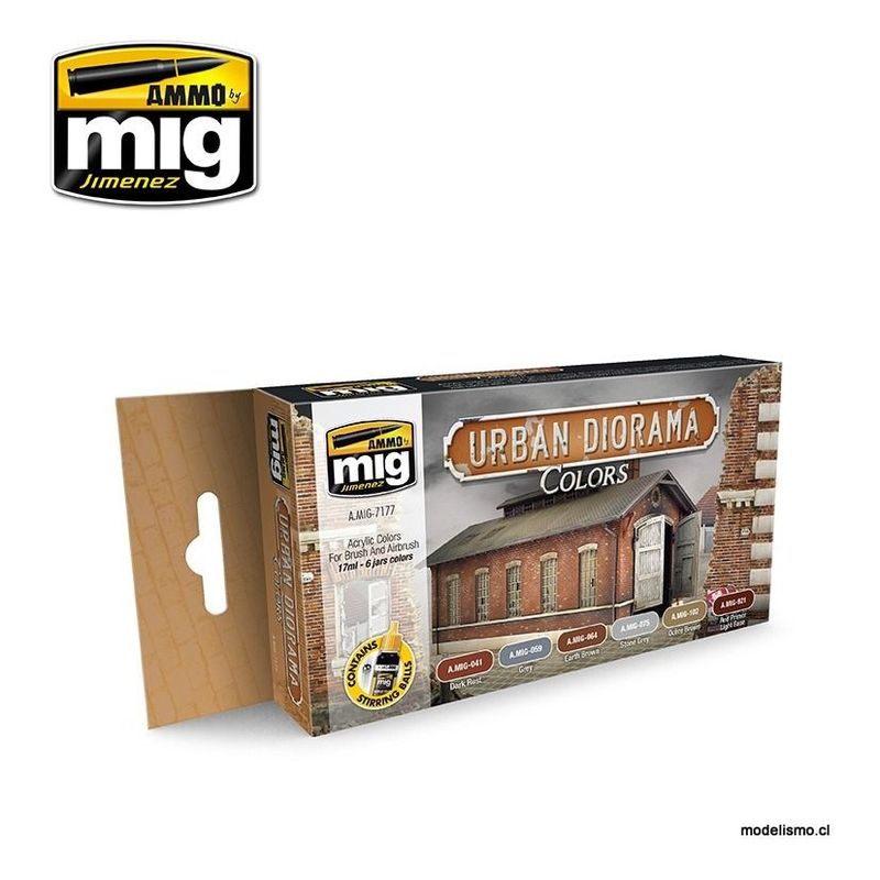 A.MIG-7177 Colores para Dioramas Urbanos A.MIG-7177 Colores para Dioramas Urbanos