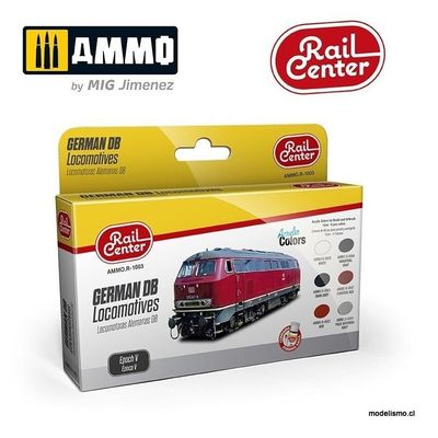 AMMO.R-1003 Rail-Center - Locomotoras Alemanas DB Época V AMMO.R-1003 Rail-Center - Locomotoras Alemanas DB Época V