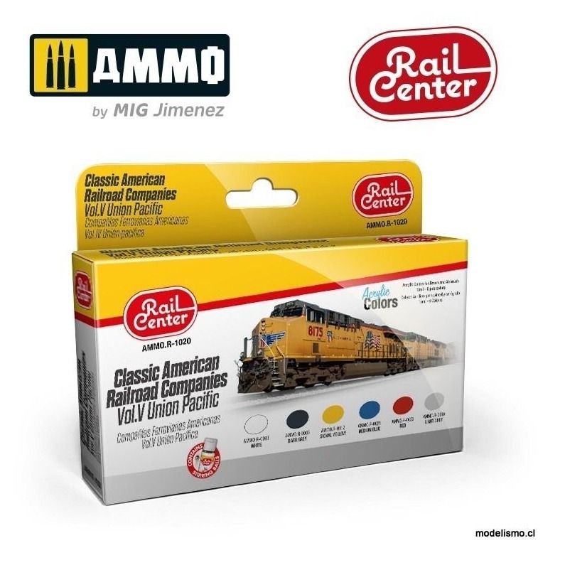 AMMO.R-1020 Rail-Center - Compañías Ferroviarias Americanas. Vol V Unión Pacífica AMMO.R-1020 Rail-Center - Compañías Ferroviarias Americanas. Vol V Unión Pacífica