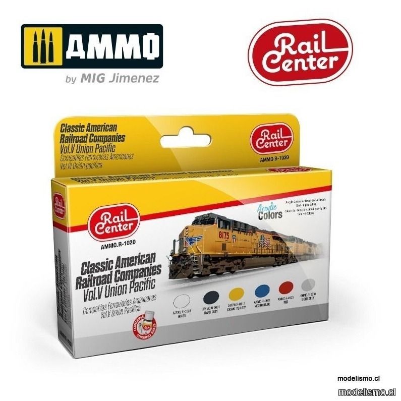 AMMO.R-1020 Rail-Center - Compañías Ferroviarias Americanas. Vol V Unión Pacífica