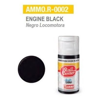 AMMO.R-0002 Negro Locomotora 15ml AMMO.R-0002 Negro Locomotora 15ml