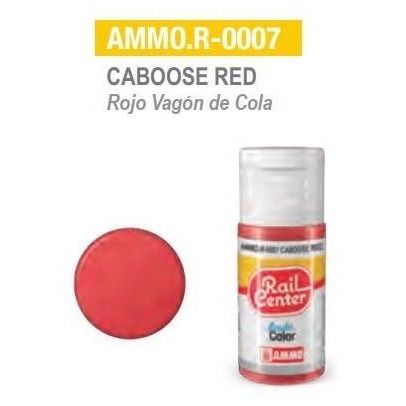 AMMO.R-0007 Rojo Vagón de Cola 15ml AMMO.R-0007 Rojo Vagón de Cola 15ml