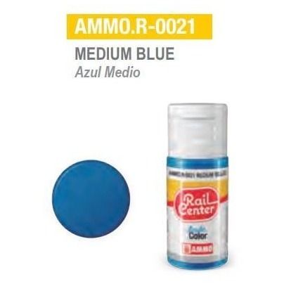 AMMO.R-0021 Azul Medio 15ml AMMO.R-0021 Azul Medio 15ml