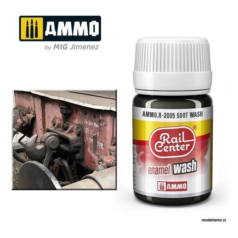 AMMO.R-2005 RAIL-CENTER Lavado Hollín (35 mL) AMMO.R-2005 RAIL-CENTER Lavado Hollín (35 mL)