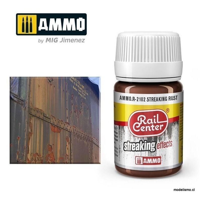 AMMO.R-2102 RAIL-CENTER Escurridos de Óxido (35 mL)