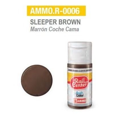 AMMO.R-0006 Marrón Coche Cama 15ml AMMO.R-0006 Marrón Coche Cama 15ml