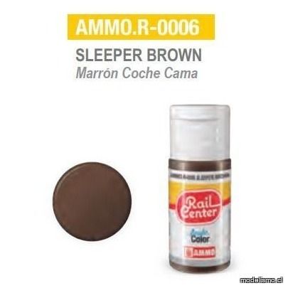 AMMO.R-0006 Marrón Coche Cama 15ml AMMO.R-0006 Marrón Coche Cama 15ml