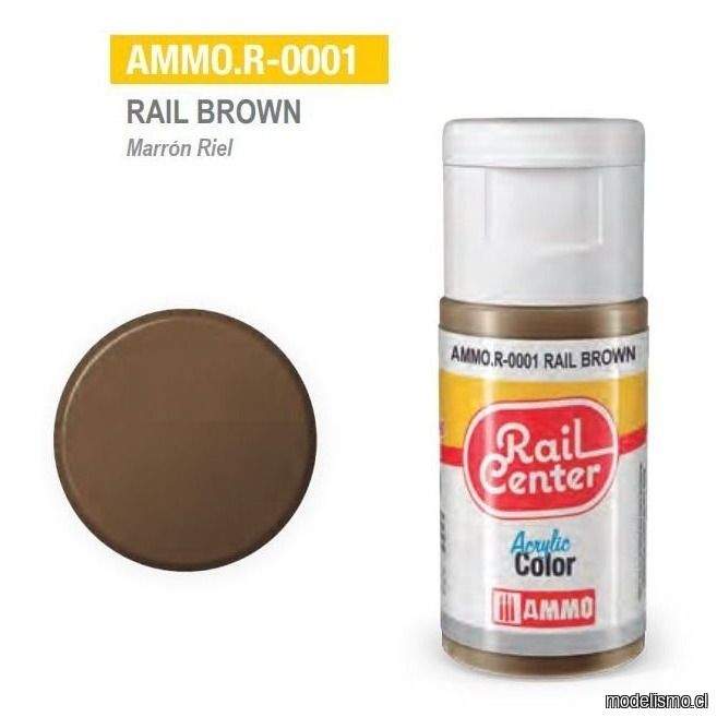 AMMO.R-0001 Marrón Riel 15ml AMMO.R-0001 Marrón Riel 15ml