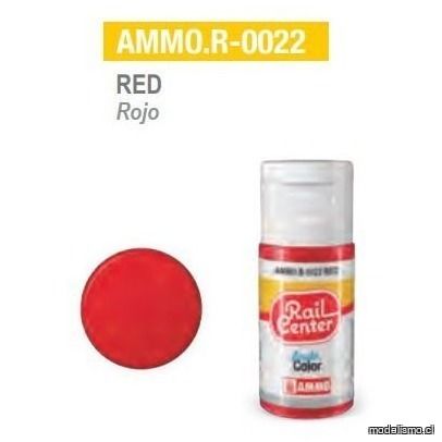 AMMO.R-0022 Rojo 15ml
