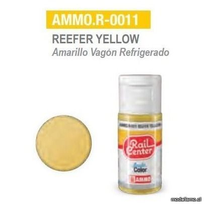 AMMO.R-0011 Amarillo Vagón Refrigerado 15ml AMMO.R-0011 Amarillo Vagón Refrigerado 15ml