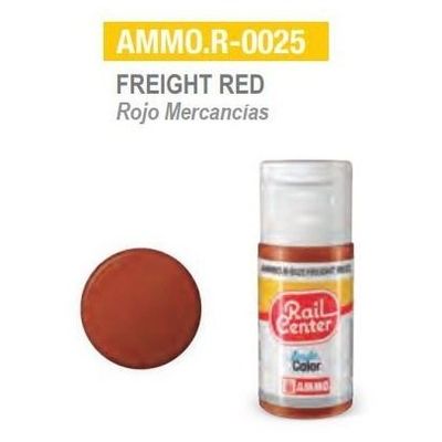 AMMO.R-0025 Rojo Mercancías 15ml AMMO.R-0025 Rojo Mercancías 15ml