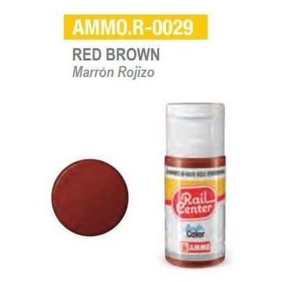 AMMO.R-0029 Marrón Rojizo 15ml AMMO.R-0029 Marrón Rojizo 15ml