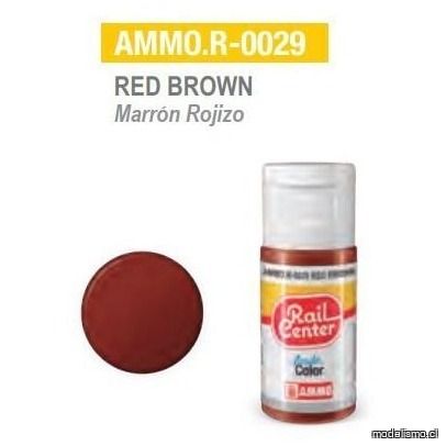 AMMO.R-0029 Marrón Rojizo 15ml AMMO.R-0029 Marrón Rojizo 15ml