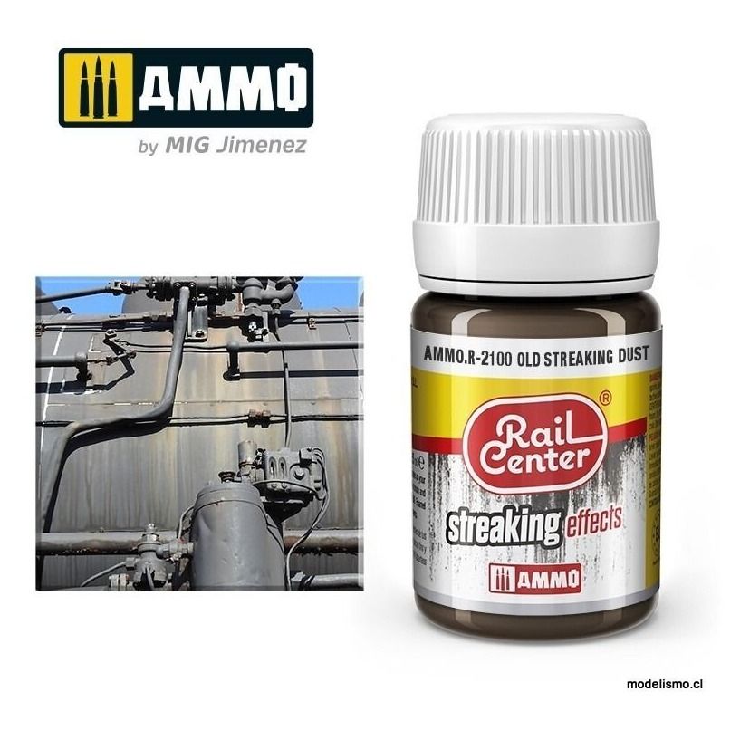AMMO.R-2100 RAIL-CENTER Escurridos de Polvo Viejos (35 mL) AMMO.R-2100 RAIL-CENTER Escurridos de Polvo Viejos (35 mL)